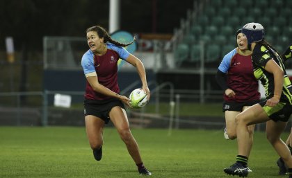 UQ’s Brianne Rossato in action (Credit: ARU Media/Karen Watson)